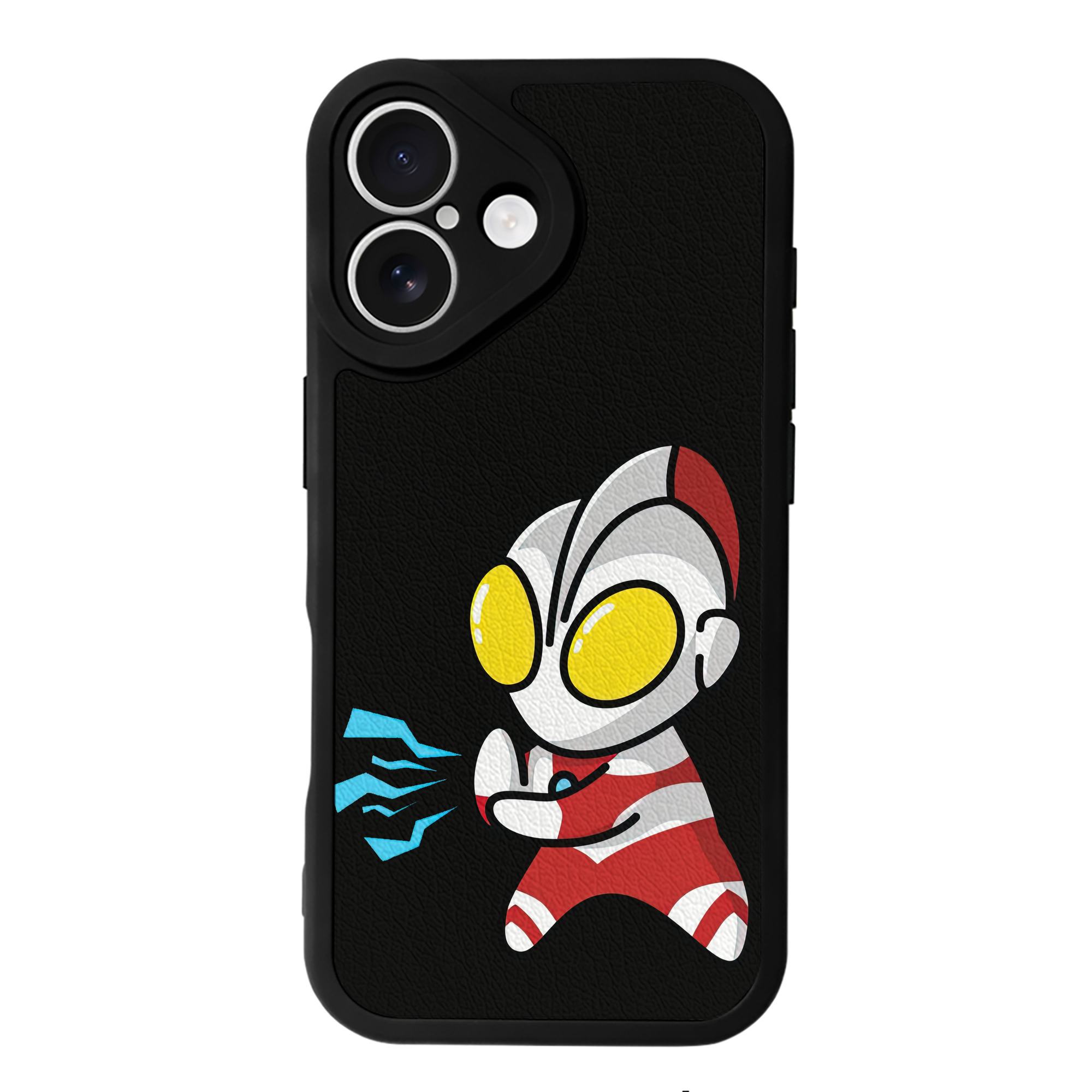 （画像用） ウルトラマン Ultraman 【iPhone 16シリーズ対応】シリコンスマホケース（レザー調） 材質：シリコン